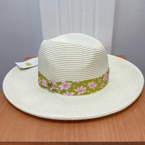Masters Tournament Women Dorfman Milano Floral Straw Sun Hat!!🔥🔥🔥